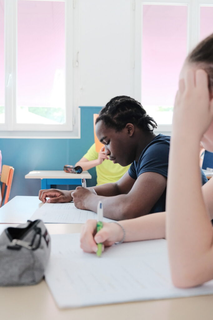 Élèves de 3e Prépa-Métiers en classe