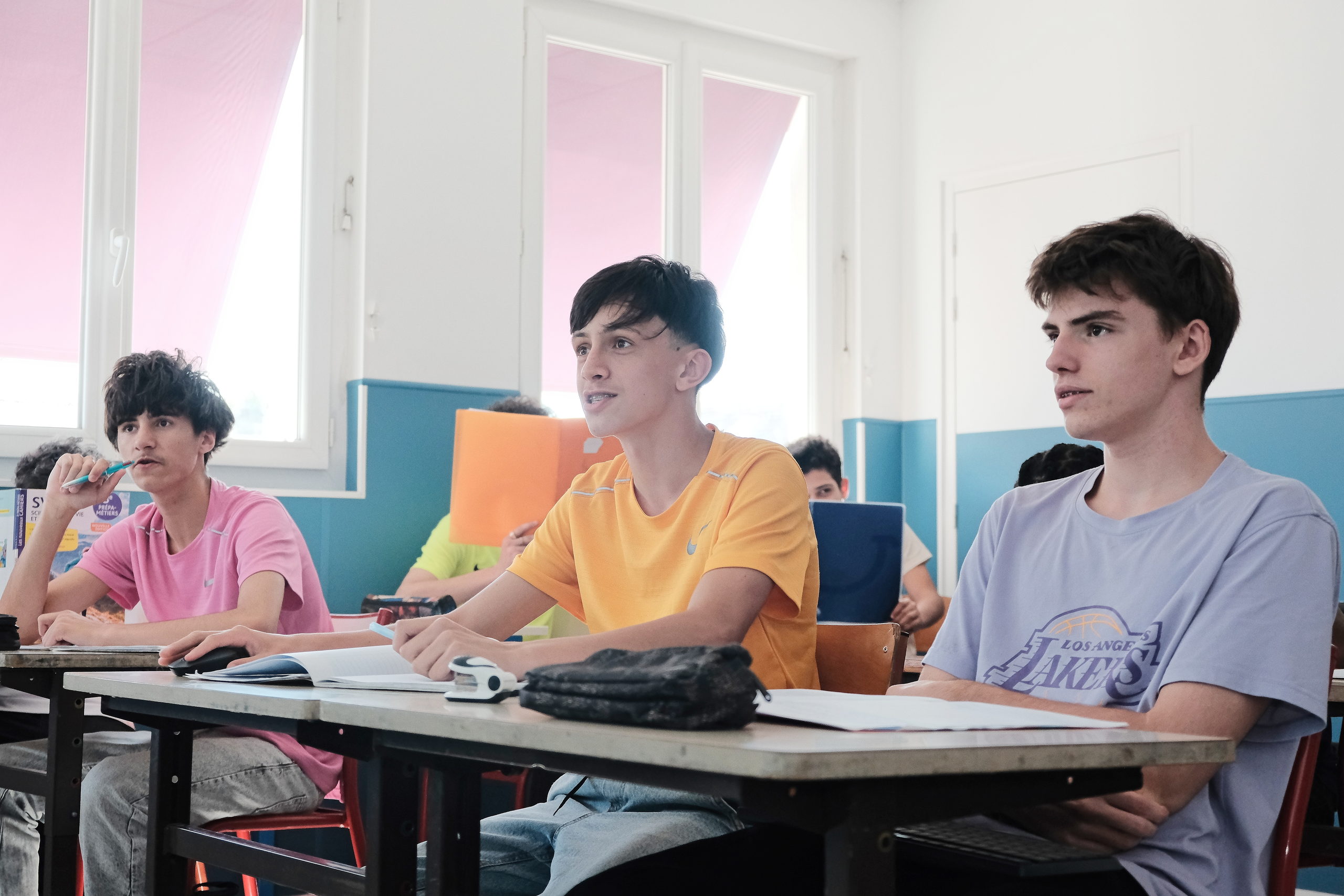 Élèves de 3e Prépa-Métiers en classe