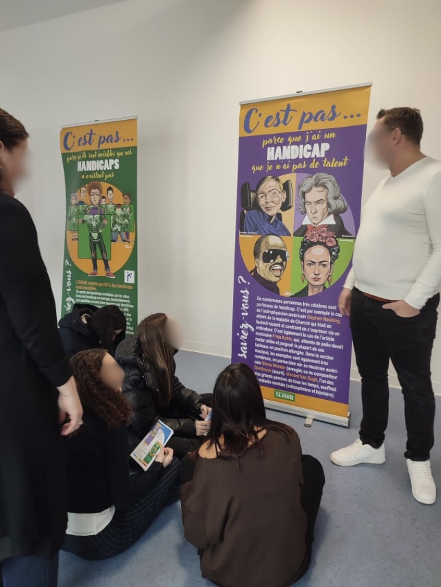 Atelier de sensibilisation au handicap par l’APEL