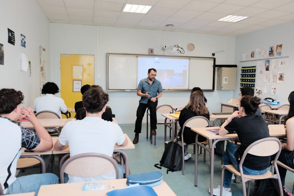 Élèves de Seconde générale et technologique en cours