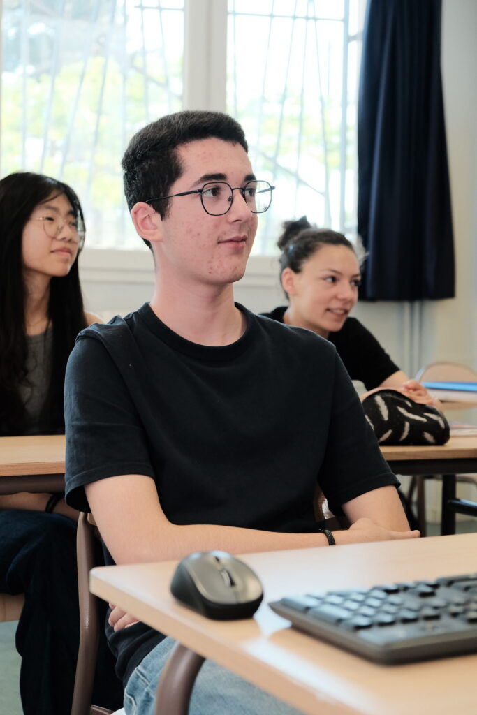 Élèves de Seconde générale et technologique en cours